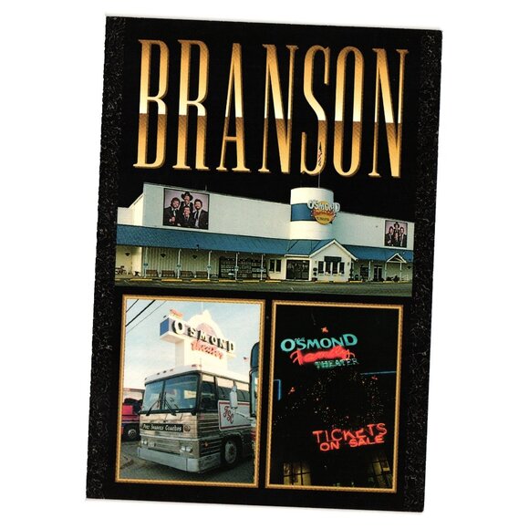 Branson Osmond Family Theater Collectible Postcard Scenic Photography Music - Picture 1 of 2